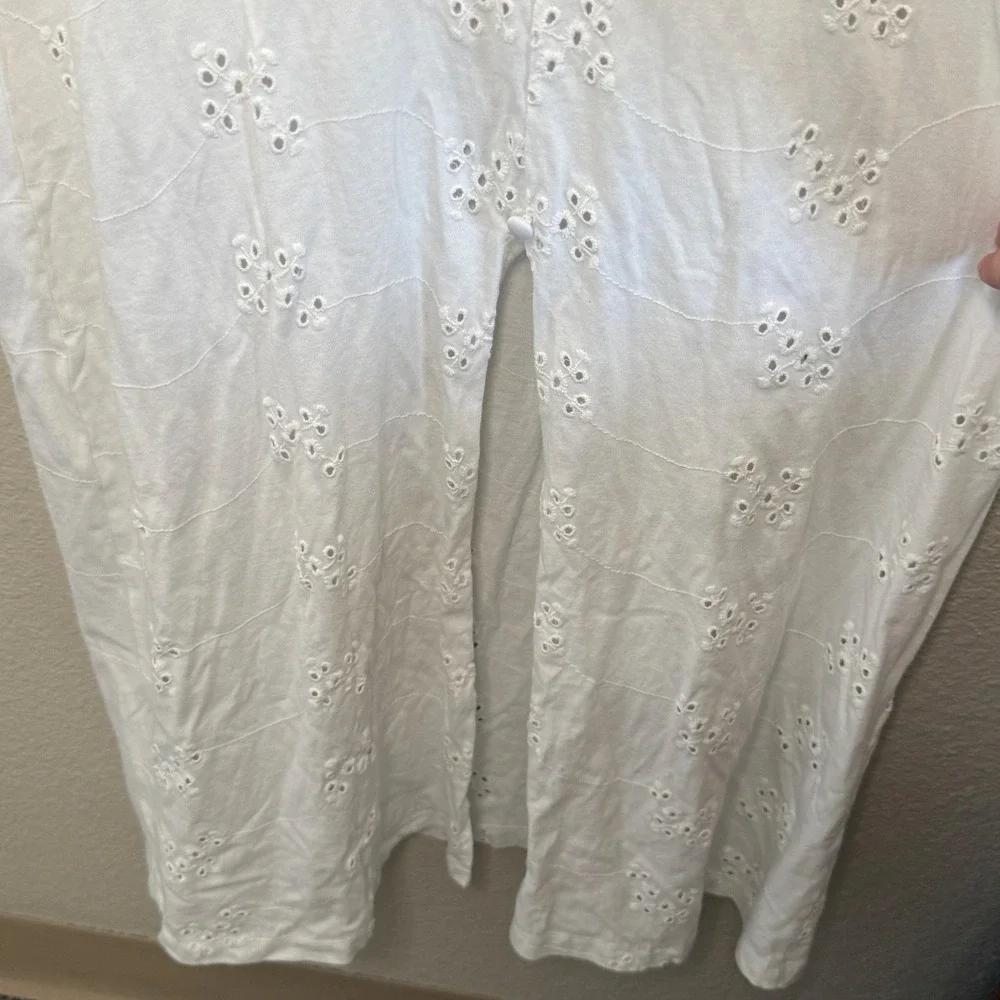 Asos Womens 4 Babydoll White Maxi Dress Eyelet Millkmaid Coquette Country Dainty - Picture 4 of 14